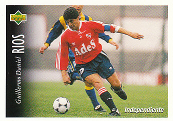 Guillermo Rios Atletico Independiente 1995 Upper Deck Futbol Argentina #26